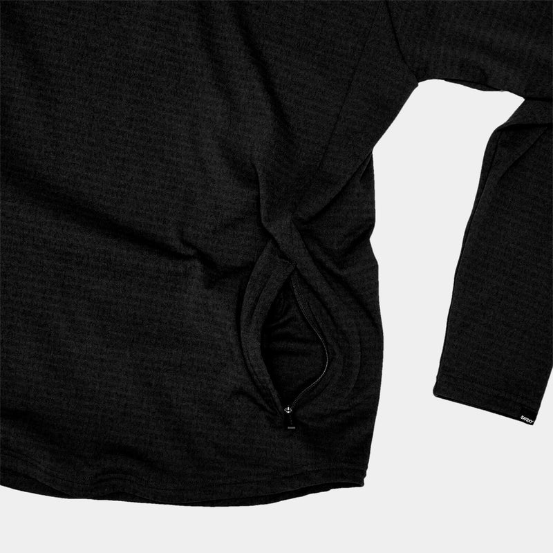 Saysky Blaze Half Zip Light Fleece Schwarz 9001 KMRFL03C9001