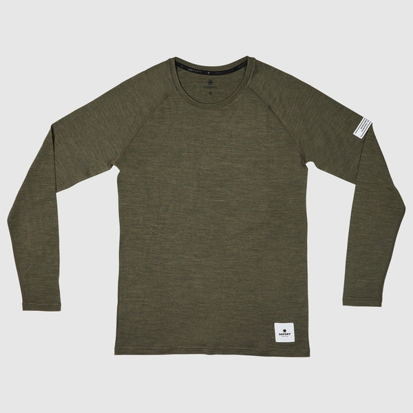 Saysky Merino 165 Base Layer Longsleeve Grün 3001 XMRLS40C3001