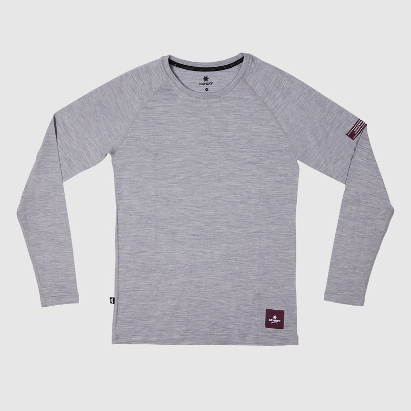 Saysky Merino 165 Base Layer Longsleeve Grau 6004 XMRLS40C6004