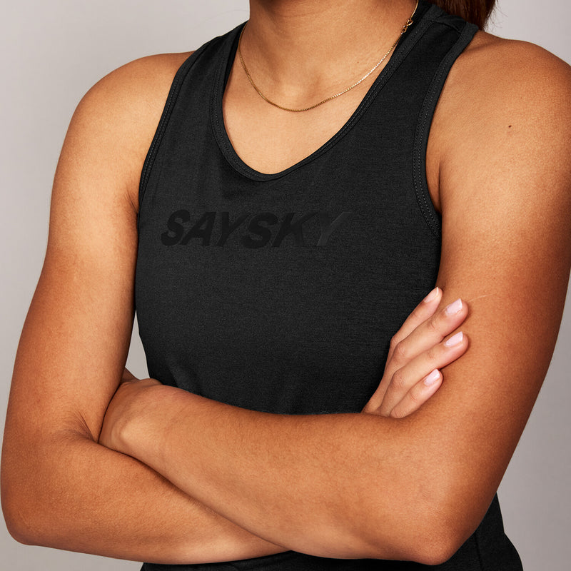 Saysky Logo Pace Top Schwarz 9001 LWRSI20C9001
