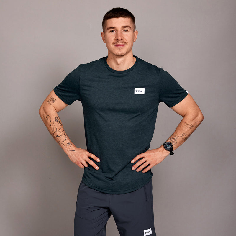 Saysky Clean Motion T-shirt Grau 6001 XMRSS51C6001