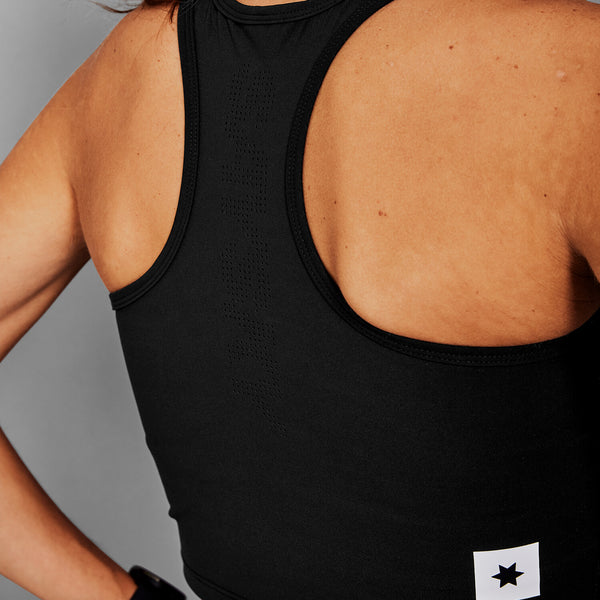 Saysky Flow Race Crop Top Schwarz 901 LWRSB61C901