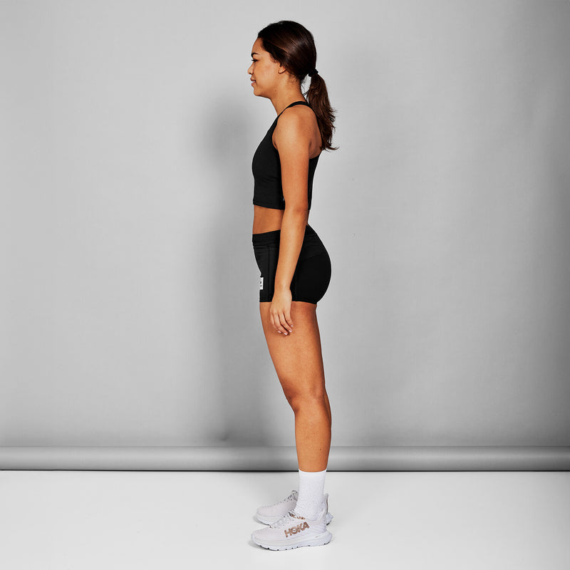 Saysky Flow+ Race Short Tights 1'' Schwarz 901 LWRST60C901