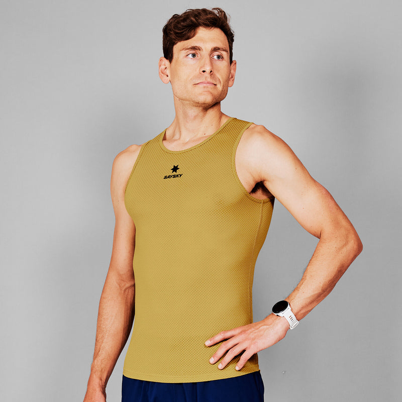 Saysky Mesh Base Layer Singlet Gelb 409 MMRBL31C409