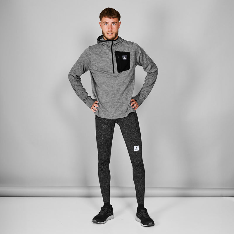 Saysky Pace Half Zip Hoodie Grau 6003 MMRHO01C6003