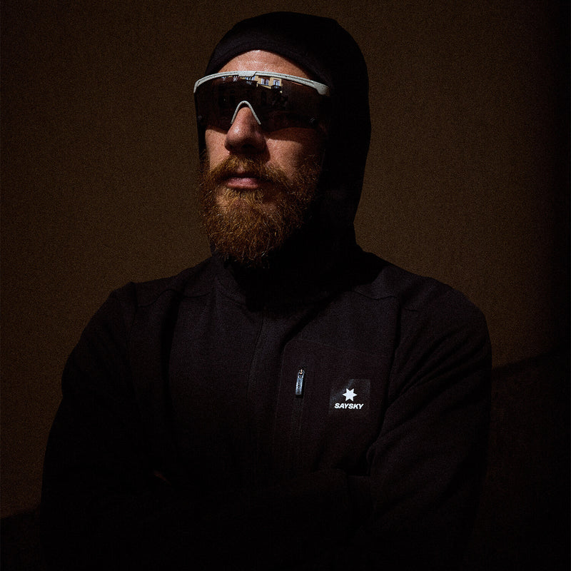 Saysky Pace Half Zip Hoodie Schwarz 9001 MMRHO01C9001