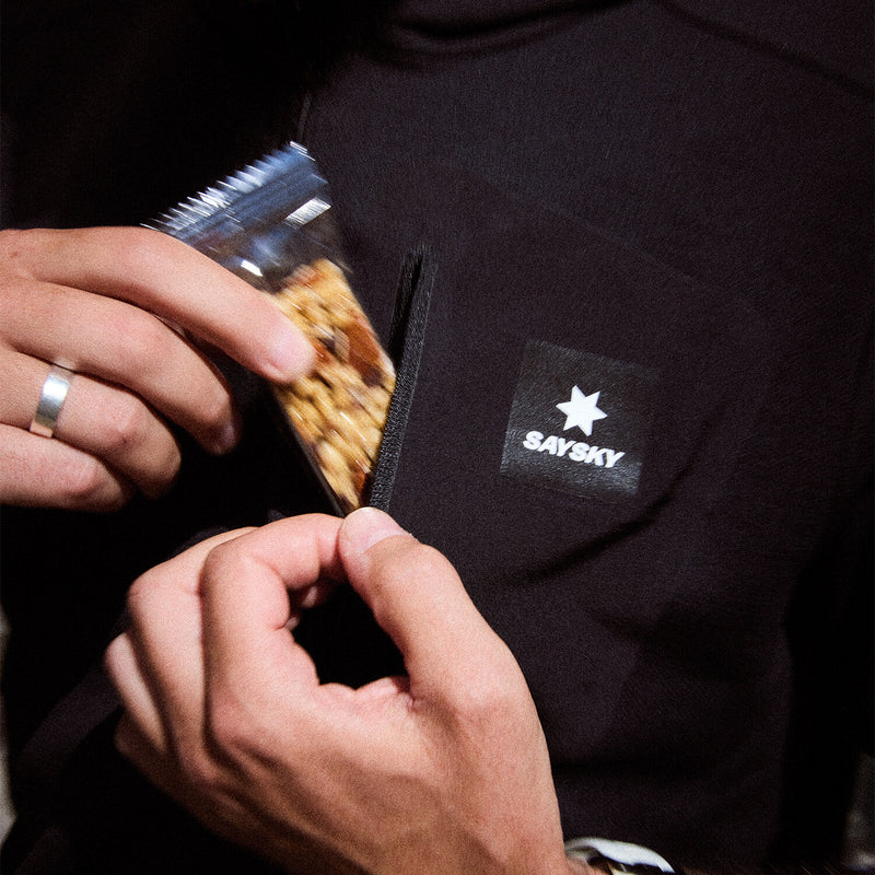 Saysky Pace Half Zip Hoodie Schwarz 9001 MMRHO01C9001