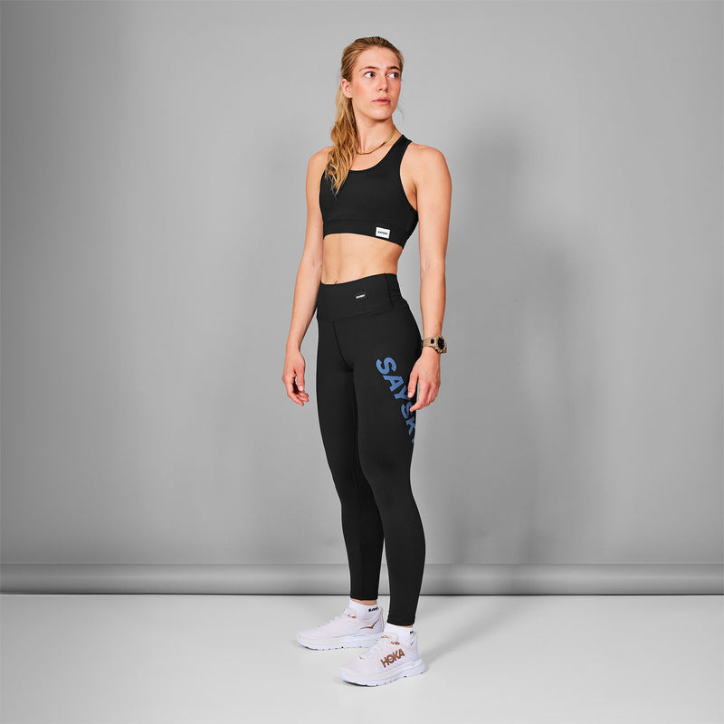 Saysky Logo Pace+ Tights Schwarz 901 MWRLT01C901