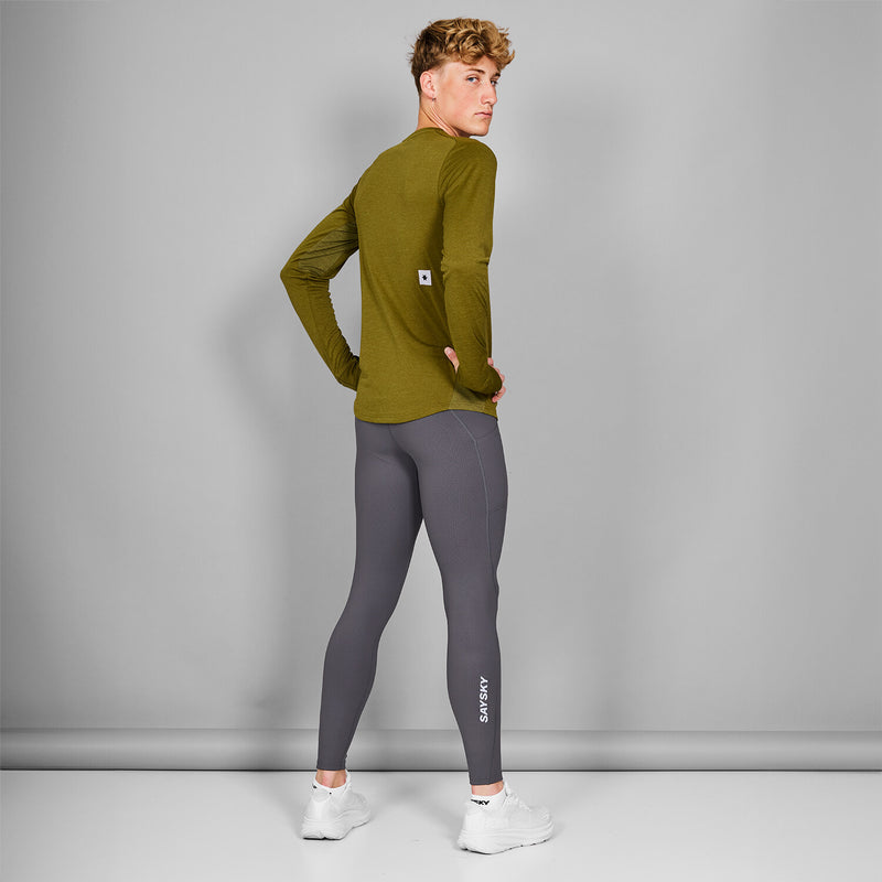 Saysky Clean Flow Longsleeve Grün 3006 MMRLS60C3006