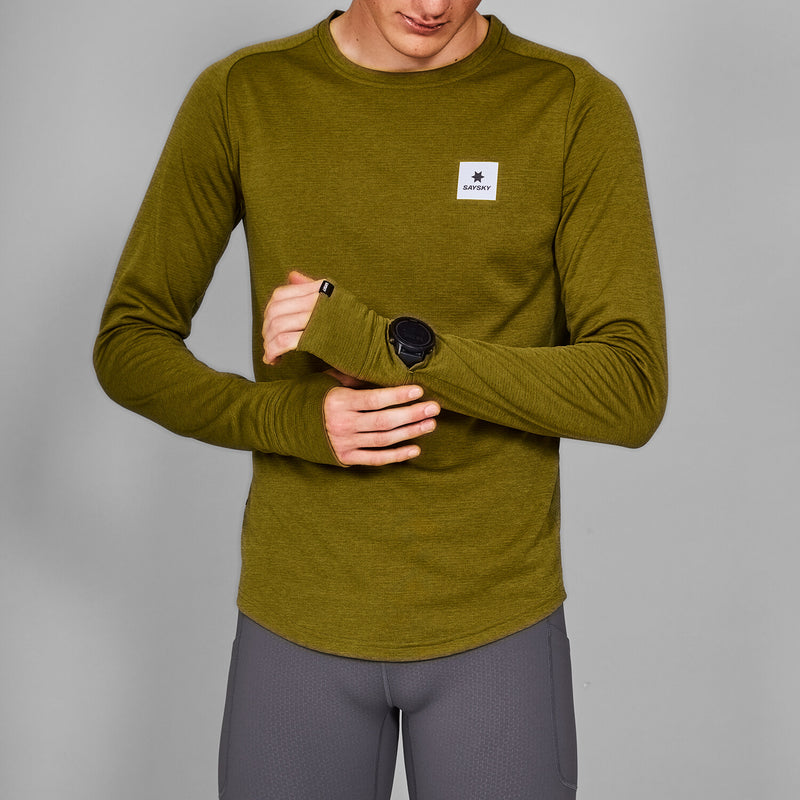 Saysky Clean Flow Longsleeve Grün 3006 MMRLS60C3006