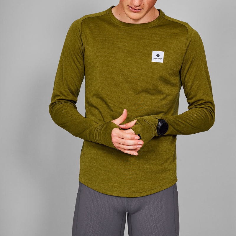 Saysky Clean Flow Longsleeve Grün 3006 MMRLS60C3006