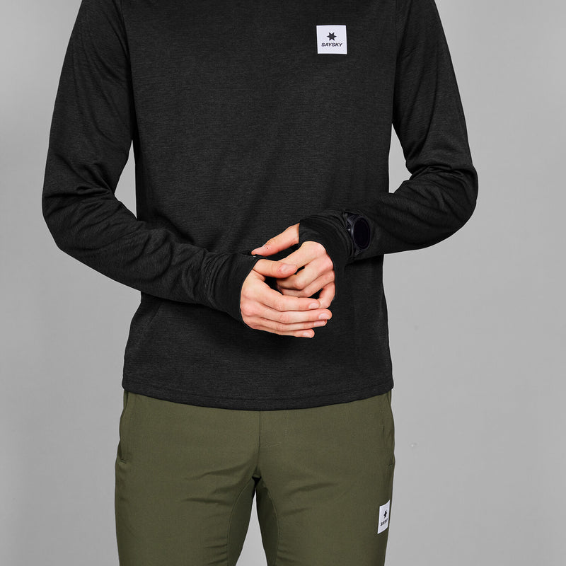 Saysky Clean Flow Longsleeve Schwarz 9001 MMRLS60C9001