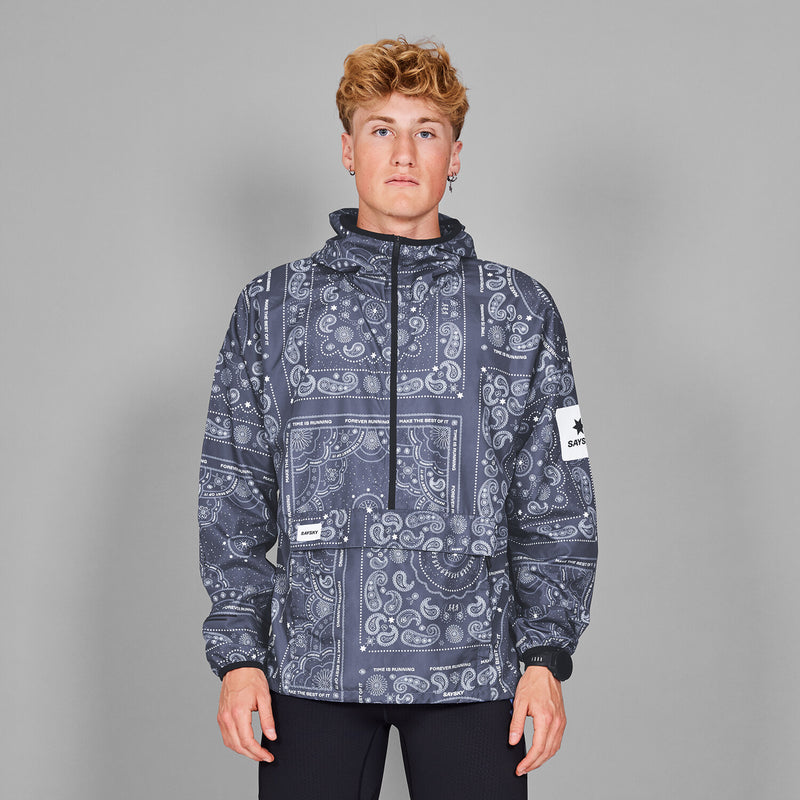 Saysky Paisley Pace Anorak Blau Paisley 1020 MMRJA05C1020