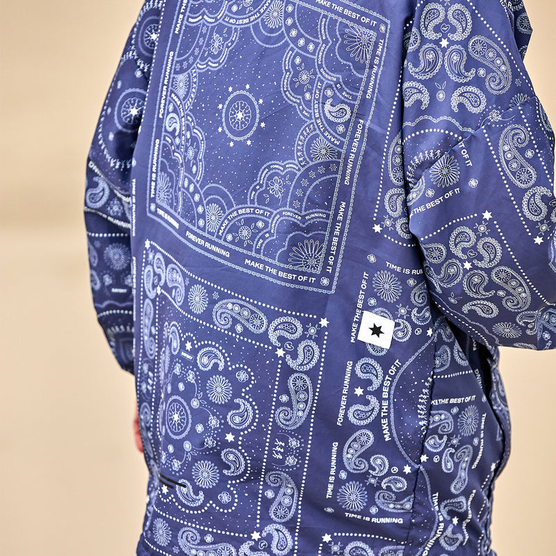 Saysky Paisley Pace Anorak Blau Paisley 1020 MMRJA05C1020