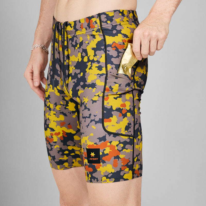 Saysky Combat+ Short Tights 9'' Gelb Camo 1019 MMRST01C1019