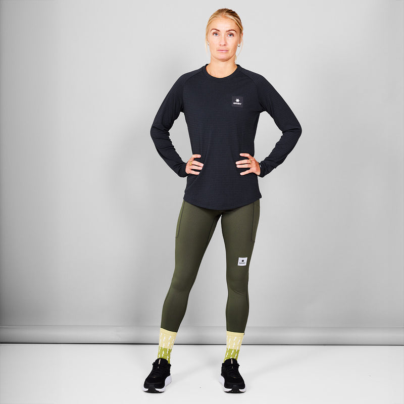 Saysky Blaze Long Sleeve Light Fleece Schwarz 9001 KWRFL02C9001