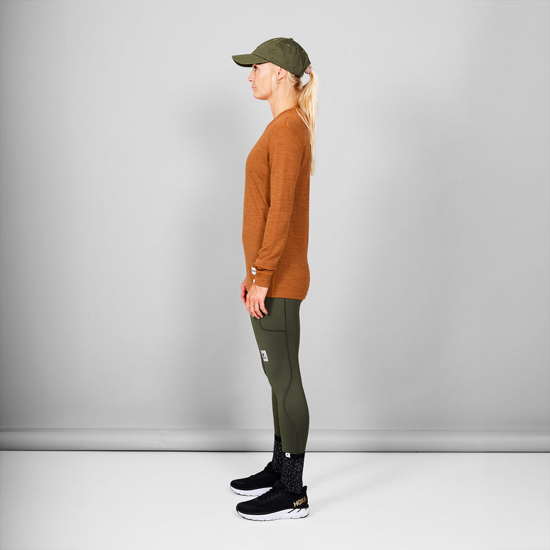 Saysky Merino 195 Blaze Longsleeve Orange 4005 MMRLS41C4005