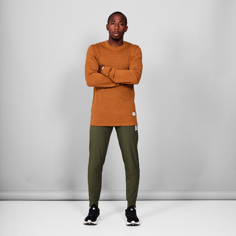 Saysky Merino 195 Blaze Longsleeve Orange 4005 MMRLS41C4005
