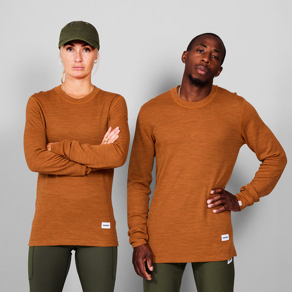 Saysky Merino 195 Blaze Longsleeve Orange 4005 MMRLS41C4005
