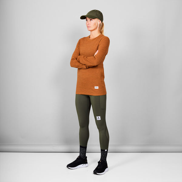 Saysky Merino 195 Blaze Longsleeve Orange 4005 MMRLS41C4005