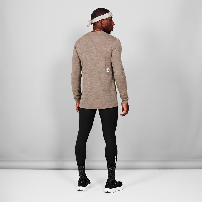 Saysky Merino 195 Blaze Longsleeve Braun 7005 MMRLS41C7005