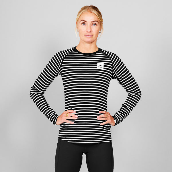 Saysky Merino 165 Base Layer Longsleeve Stripes 002 XWRLS40C002