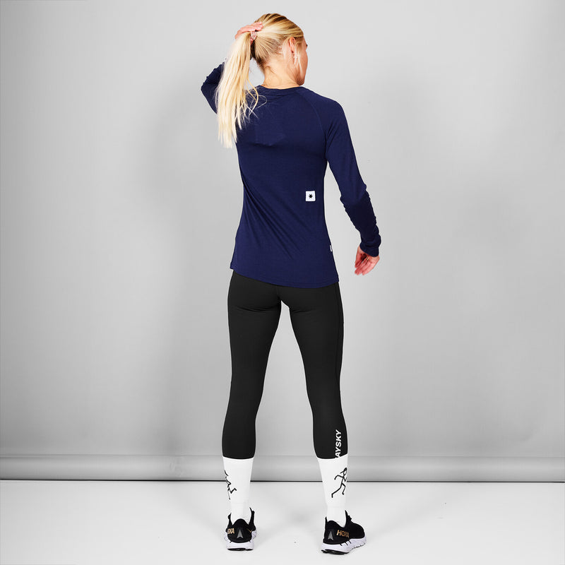 Saysky Merino 165 Base Layer Longsleeve Blau 201 XWRLS40C201