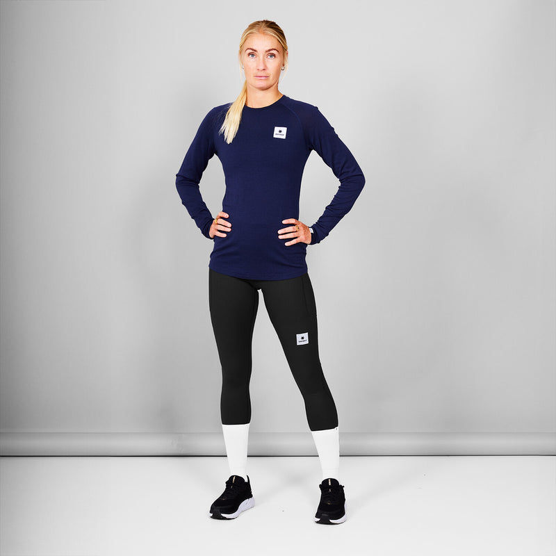 Saysky Merino 165 Base Layer Longsleeve Blau 201 XWRLS40C201