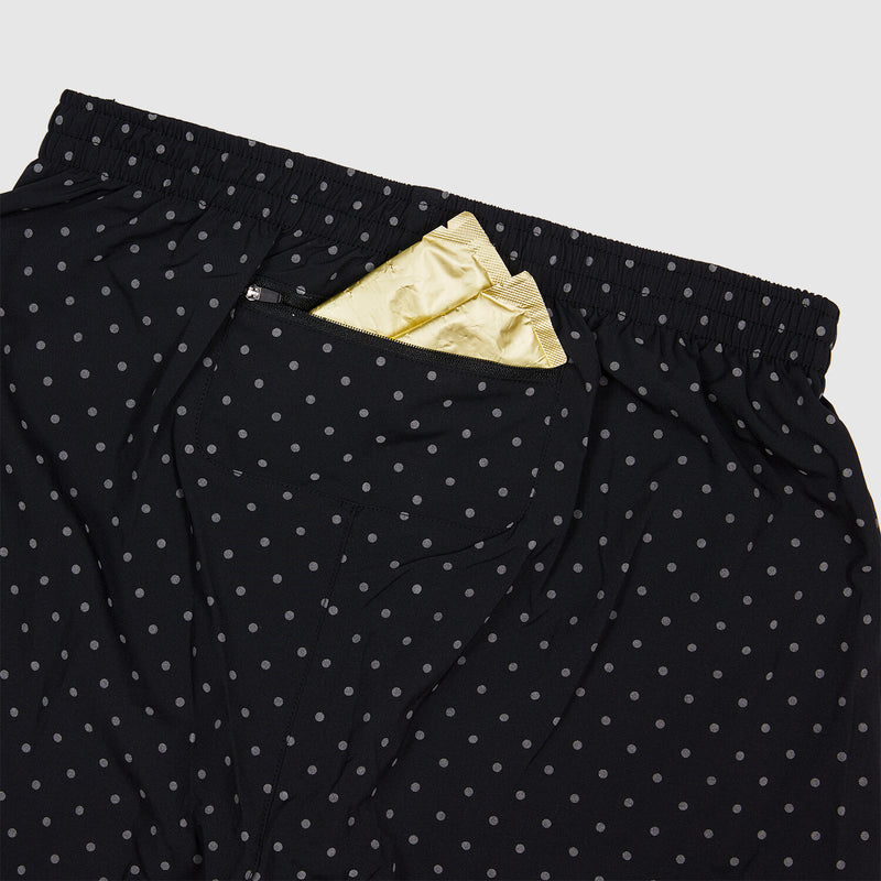 Saysky Reflective Polka 2 In 1 Pace Shorts 5" Schwarz Reflective Polka 1018 MMRSH01C1018