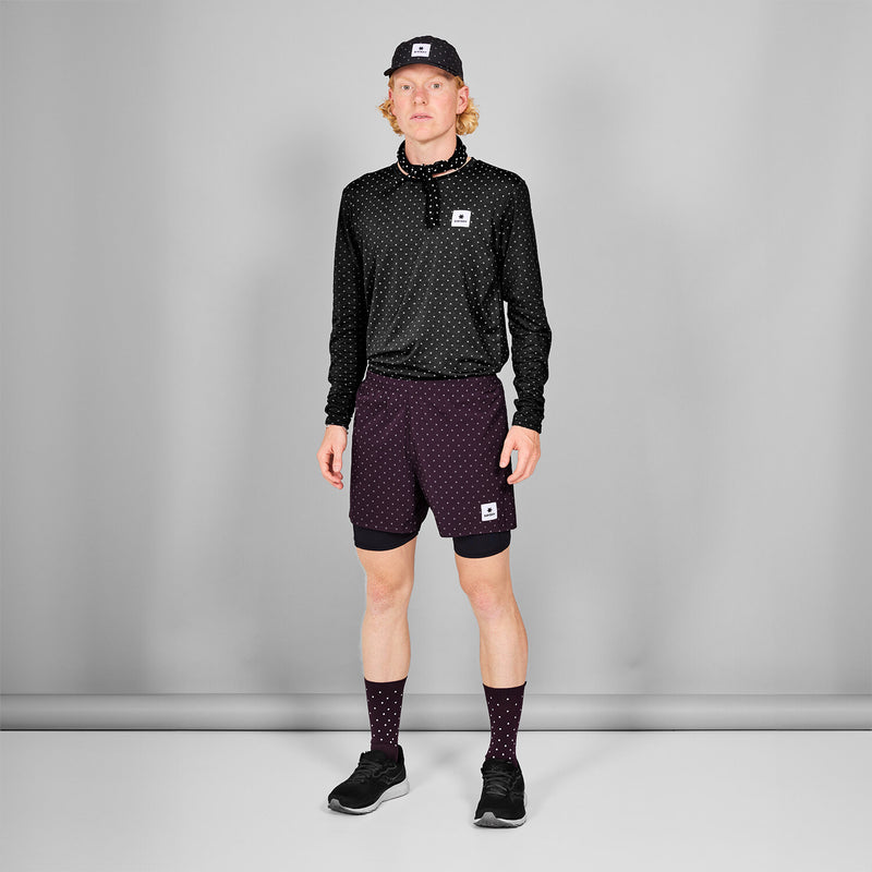 Saysky Combat Reflective High Socks Lila 708 MUASO302C708