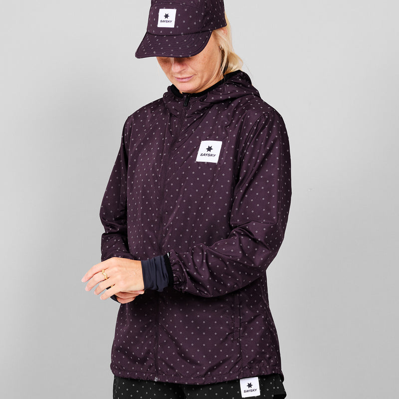 Saysky Reflective Polka Blaze Jacket Lila 1022 MWRJA01C1022