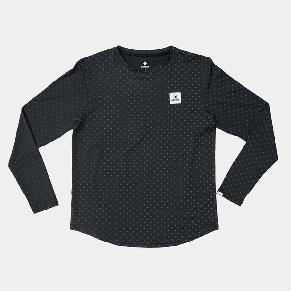 Saysky Reflective Polka Pace Long sleeve Schwarz Reflective Polka 1018 MMRLS02C1018