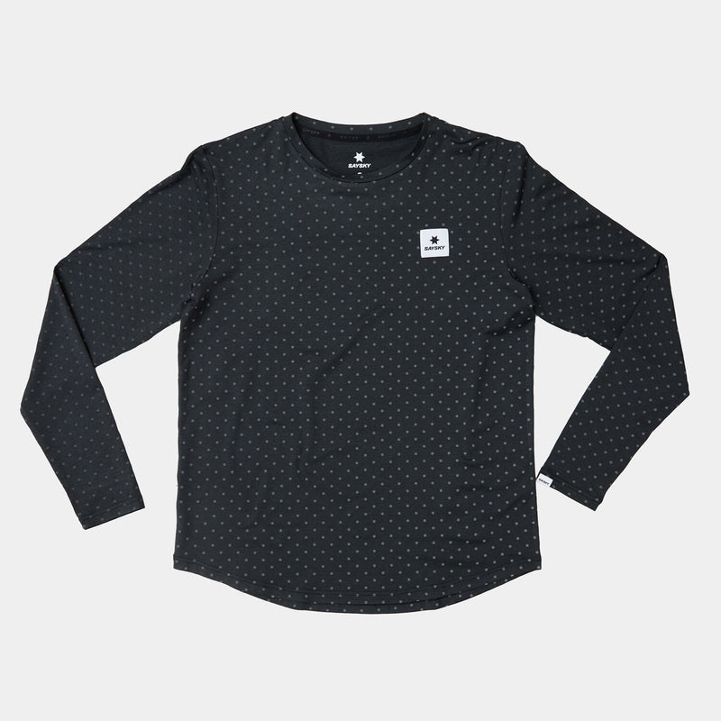 Saysky Reflective Polka Pace Long sleeve Schwarz Reflective Polka 1018 MMRLS02C1018