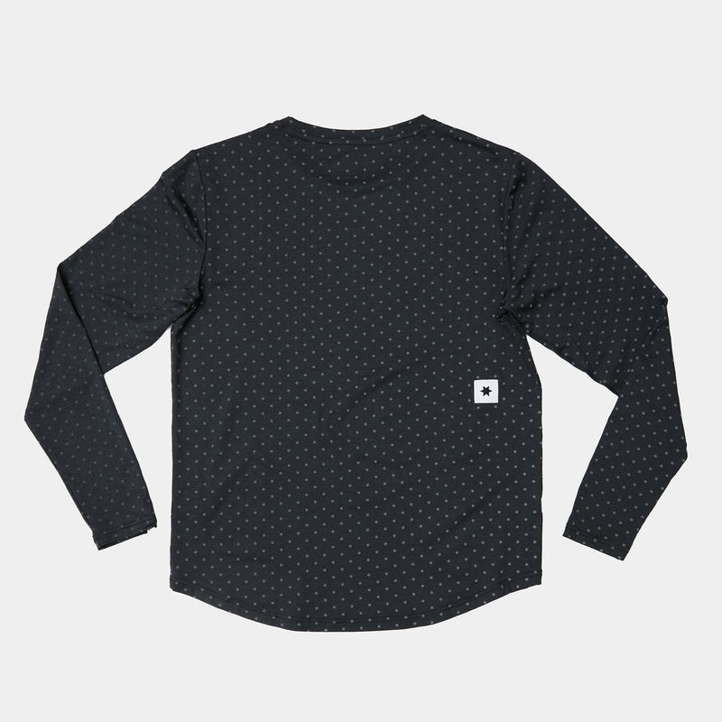 Saysky Reflective Polka Pace Long sleeve Schwarz Reflective Polka 1018 MMRLS02C1018