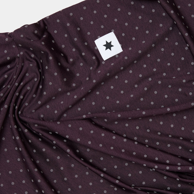 Saysky Reflective Polka Pace Longsleeve Lila 1022 MMRLS02C1022