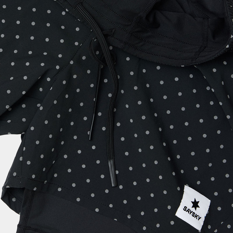 Saysky Reflective Polka 2 In 1 Pace Shorts 5" Schwarz Reflective Polka 1018 MMRSH01C1018