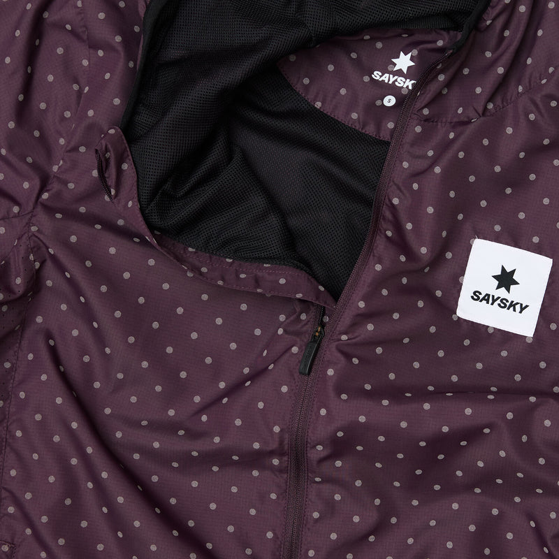 Saysky Reflective Polka Blaze Jacket Lila 1022 MWRJA01C1022