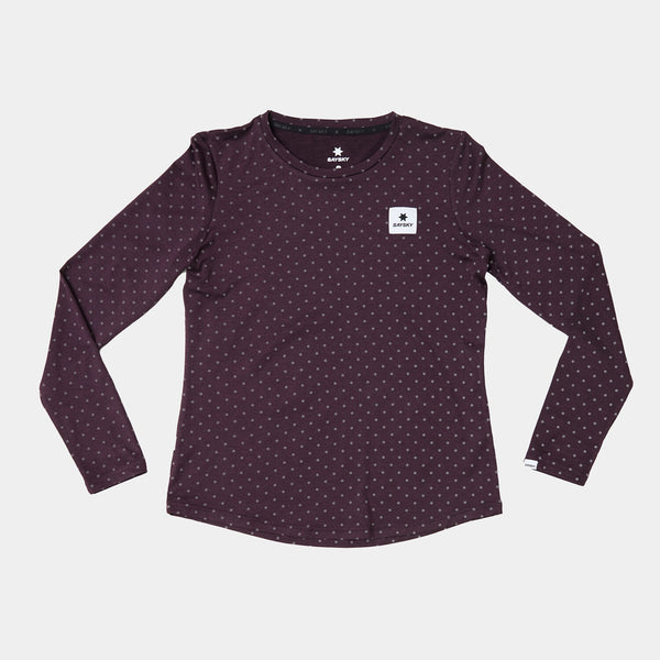 Saysky Reflective Polka Pace Long sleeve Lila 1022 MWRLS01C1022