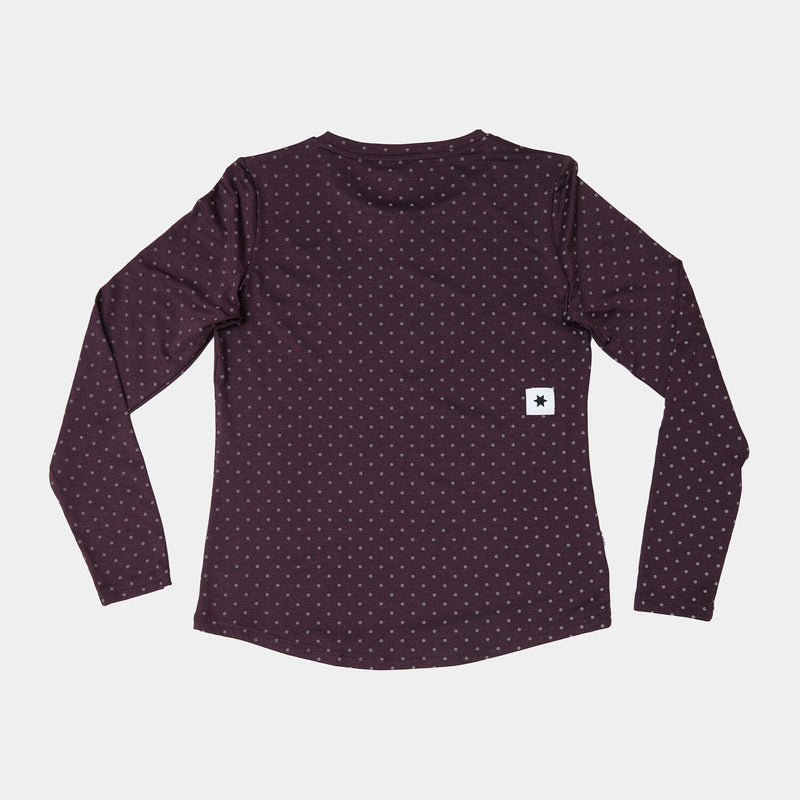 Saysky Reflective Polka Pace Long sleeve Lila 1022 MWRLS01C1022