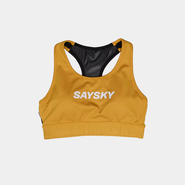 Saysky Logo Combat Sports Bra Gelb 412 NWRSB30C412