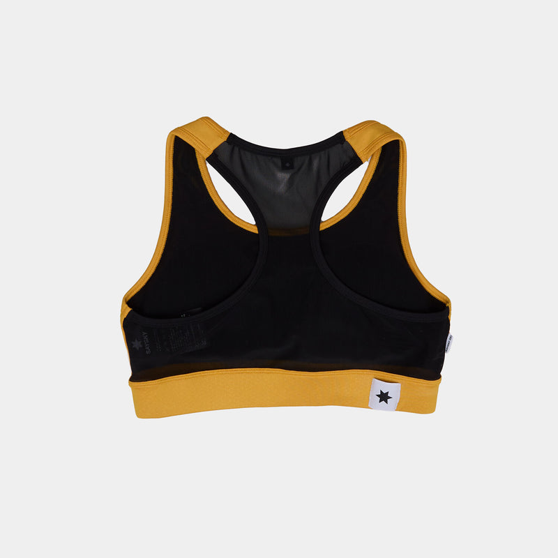 Saysky Logo Combat Sports Bra Gelb 412 NWRSB30C412