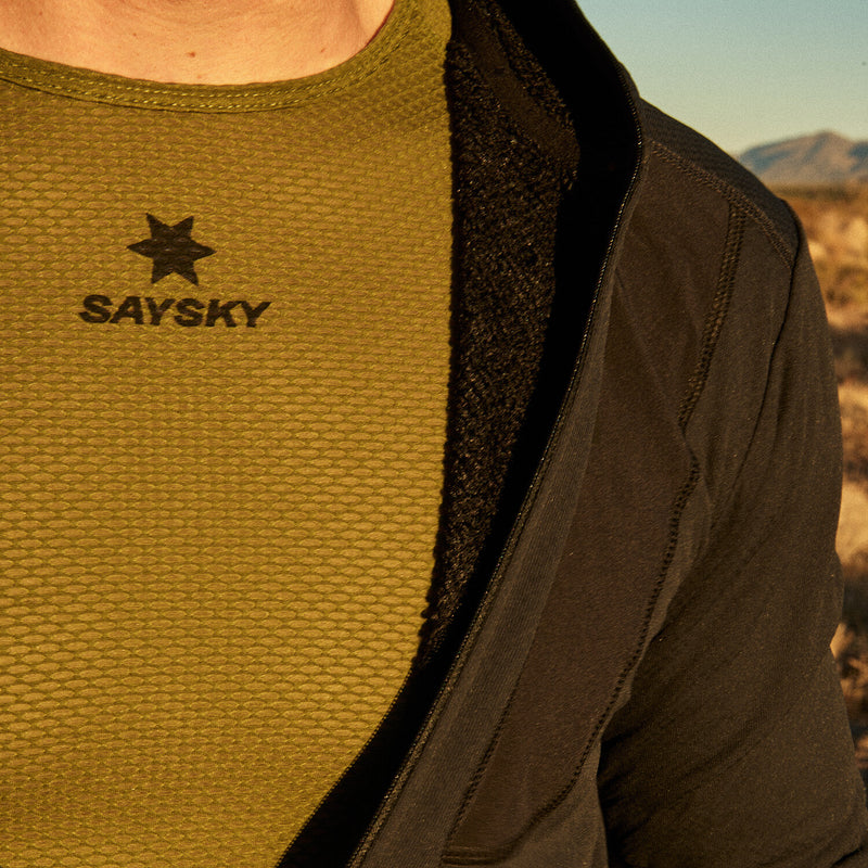 Saysky Mesh Base Layer Longsleeve Grün 313 NMRBL32C313