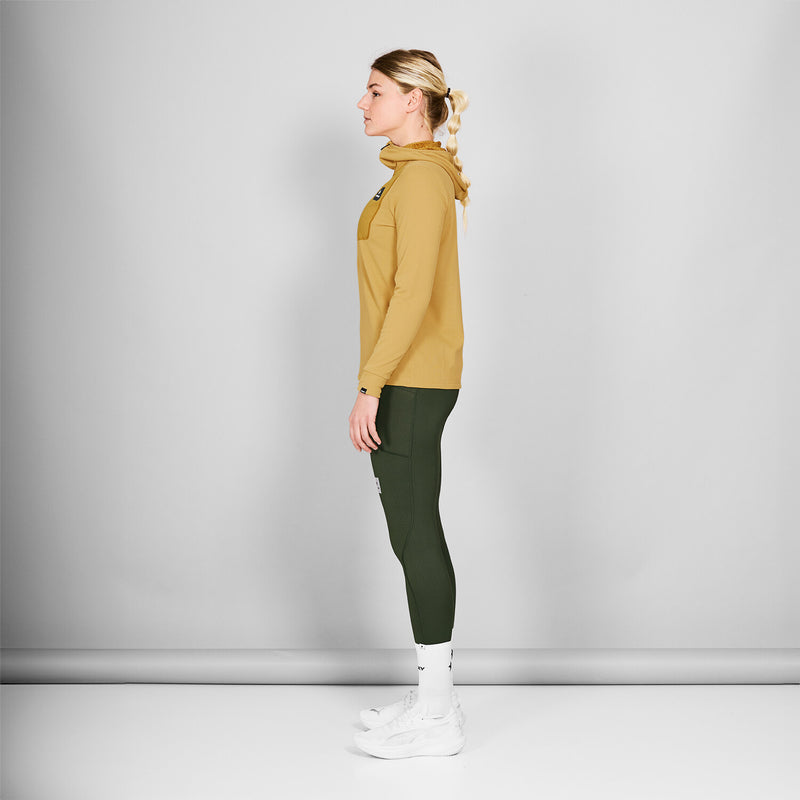 Saysky Combat Half Zip Fleece Hoodie Gelb 414 NWRHO30C414