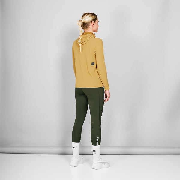 Saysky Combat Half Zip Fleece Hoodie Gelb 414 NWRHO30C414