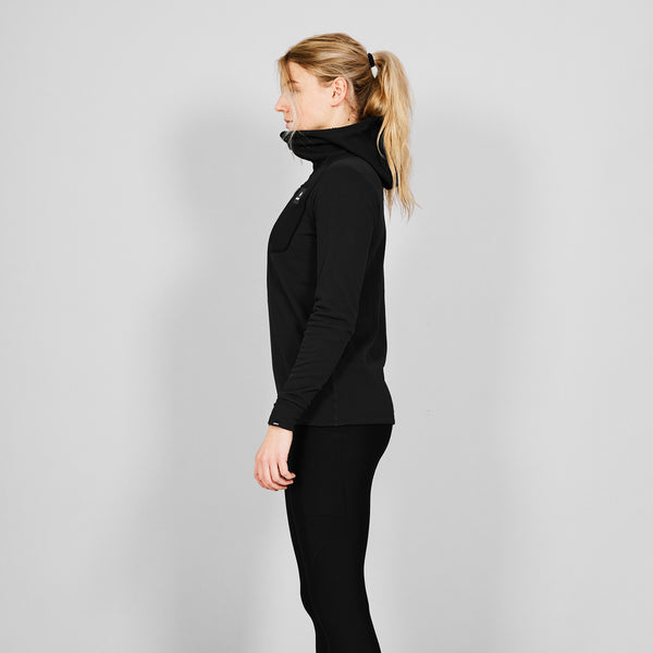 Saysky Combat Half Zip Fleece Hoodie Schwarz 901 NWRHO30C901