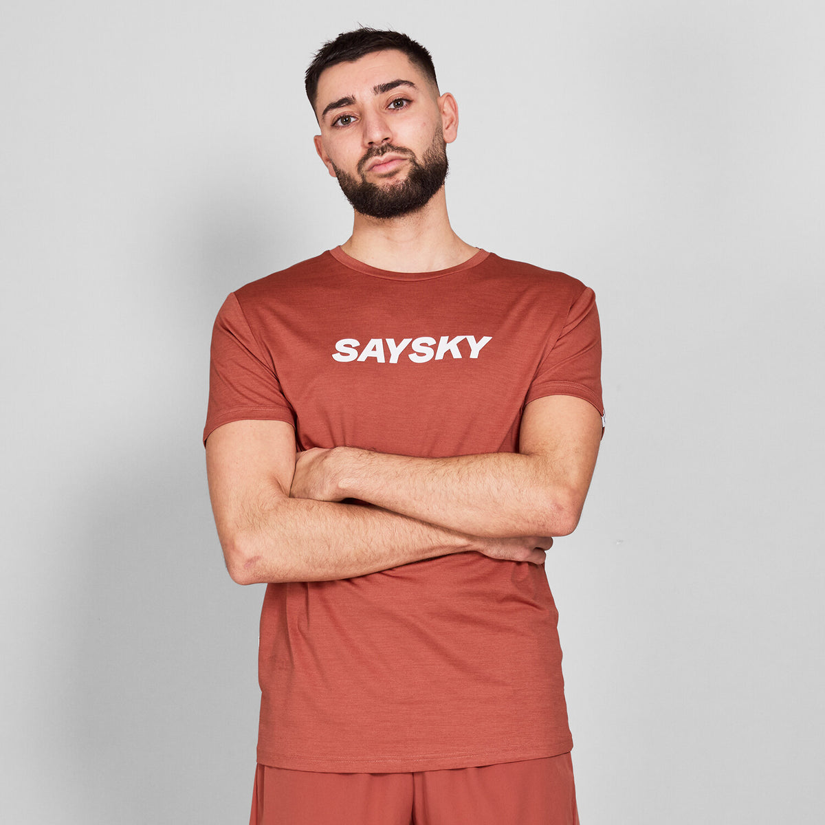 Saysky Logo Pace T-Shirt Rot 5006 NMRSS20C5006