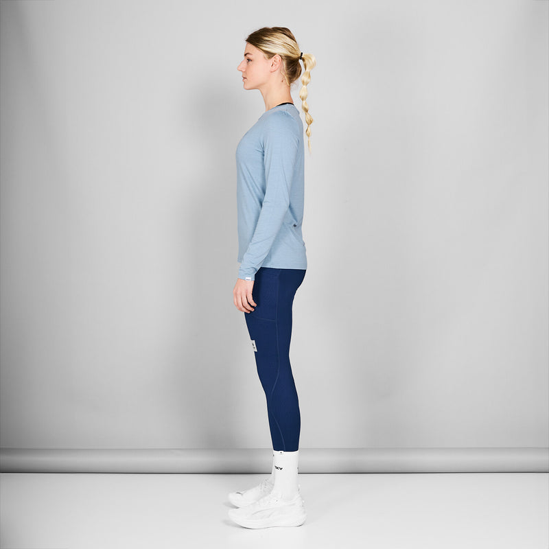 Saysky Logo Pace Long Sleeve Blau 2010 NWRLS20C2010