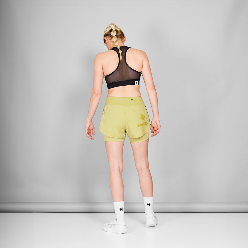 Saysky 2 in 1 Pace Shorts 3'' Grün 312 NWRSH23C312