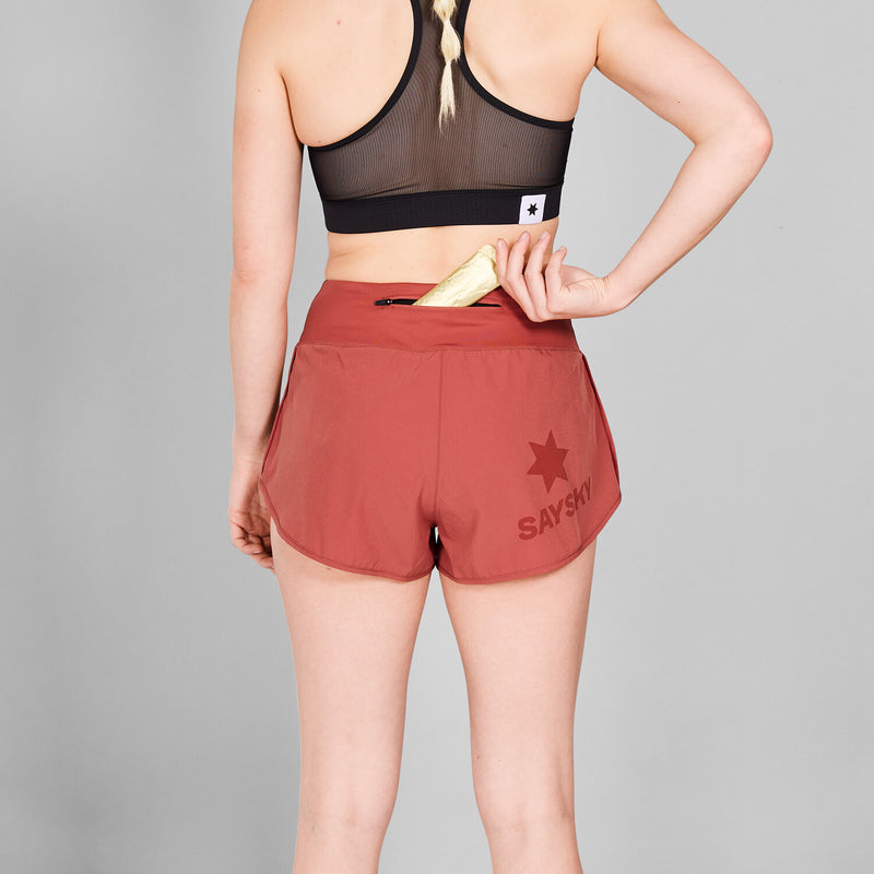 Saysky Pace Shorts 3'' Rot 505 NWRSH24C505