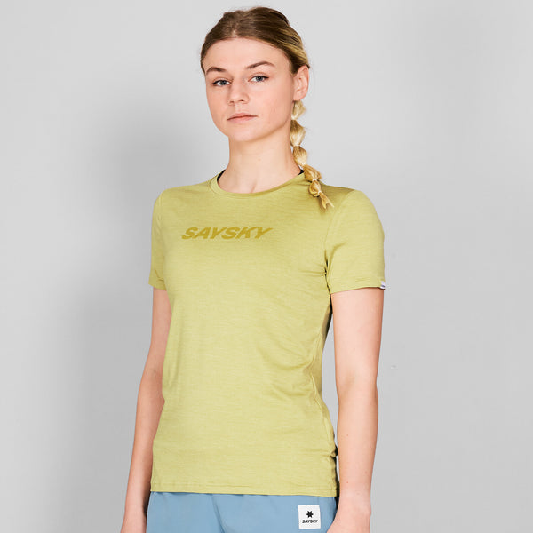 Saysky Logo Pace T-Shirt Grün 3008 NWRSS20C3008
